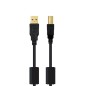 Cable ferrita usb(a) 2-0 a usb(b)