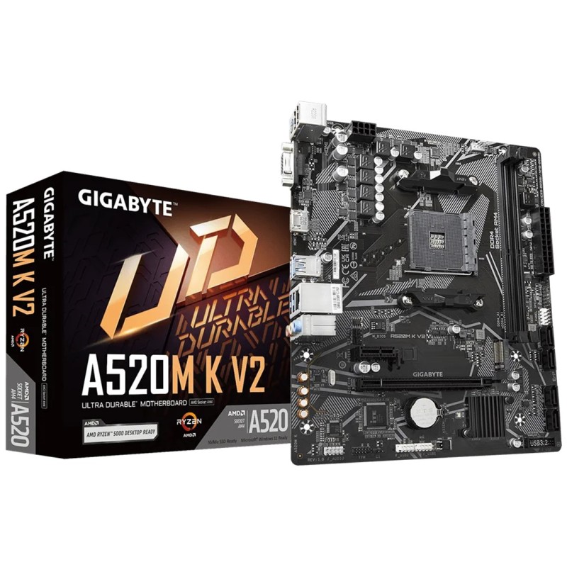 Placa base gigabyte a520m k v2