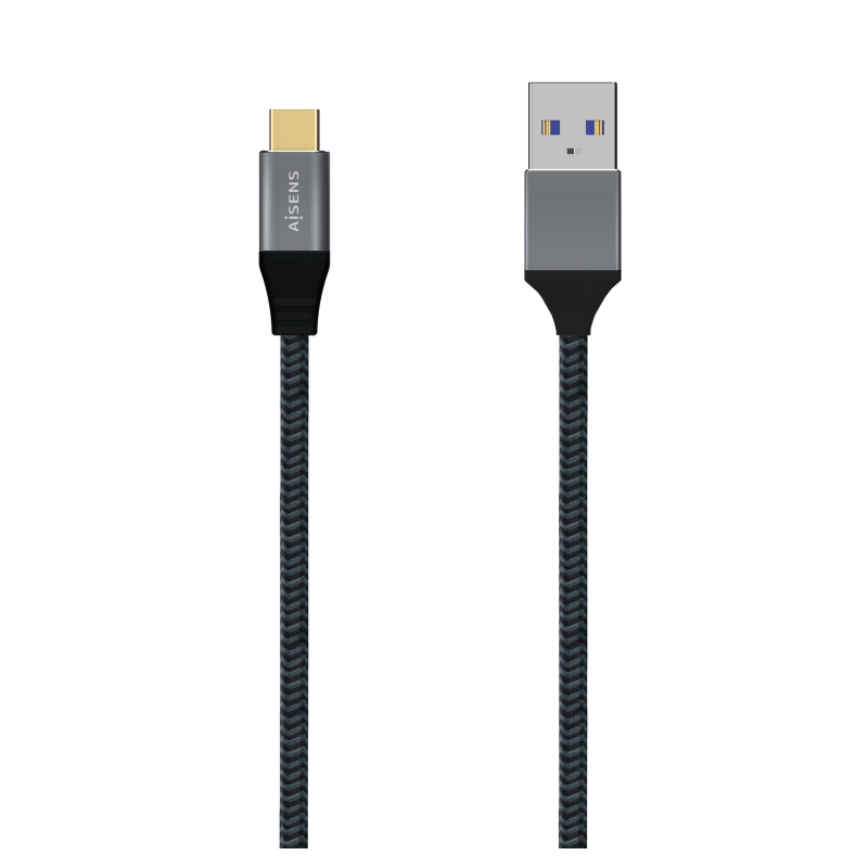 CABLE AISENS USB 3-1 GEN2 ALUMINIO 10GBPS 3A USB-C-M-A-M 1-5M