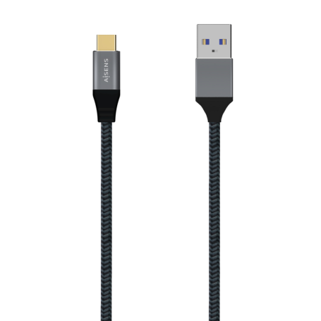 CABLE AISENS USB 3-1 GEN2 ALUMINIO 10GBPS 3A USB-C-M-A-M 1-5M