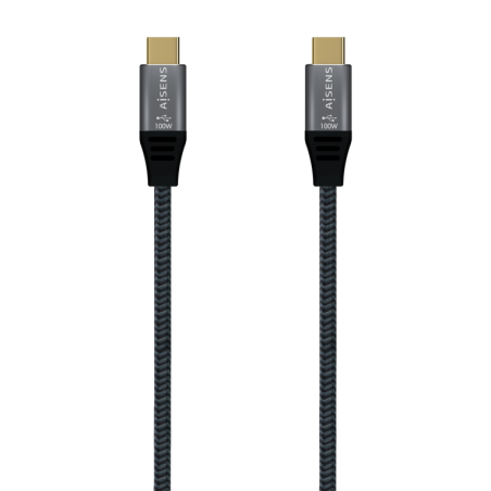 CABLE AISENS USB 3-2 GEN2x2 ALU 20GBPS 8K30HZ 5A 100W USB-C 1-5M