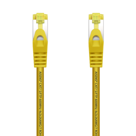 Cable de Red RJ45 SFTP Aisens A146-0473 Cat-7- 50cm- Amarillo