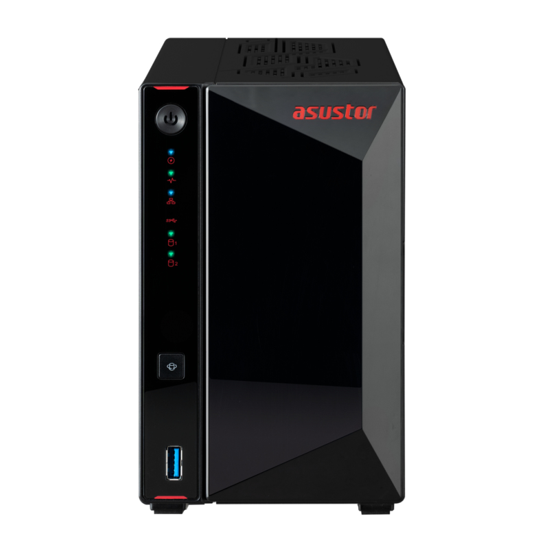 NAS ASUSTOR TOWER 2 BAY 2GHZ 4GB DDR4 X