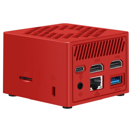 MINIPC LEOTEC INTEL N100 12GB 256GB M-2 WIN11 PRO PRE-INSTAL ROJO