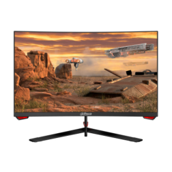 MONITOR DAHUA GAMING 24" DHI-LM24-E230C CURVO 165HZ 4000:1 DP HDMIX2 MULTI