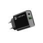 CARGADOR NATEC RIBERA 20W 1XUSB-A + 1XUSB-C PD3-0 QC3-0 NEGRO