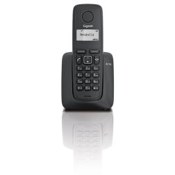 TELÉFONO INALÁMBRICO DECT DIGITAL GIGASET A116 NEGRO