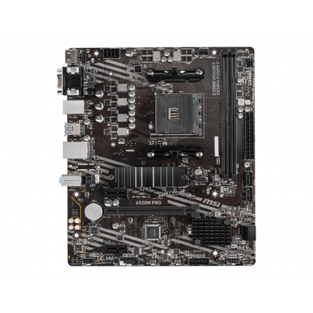 PLACA BASE MSI A520M PRO AM4 MATX 2XDDR4