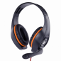 AURICULARES GEMBIRD NARANJA- NEGRO 3,5MM