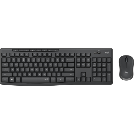 COMBO TECLADO RATON LOGITECH MK295 RF INALAMBRICO NEGRO