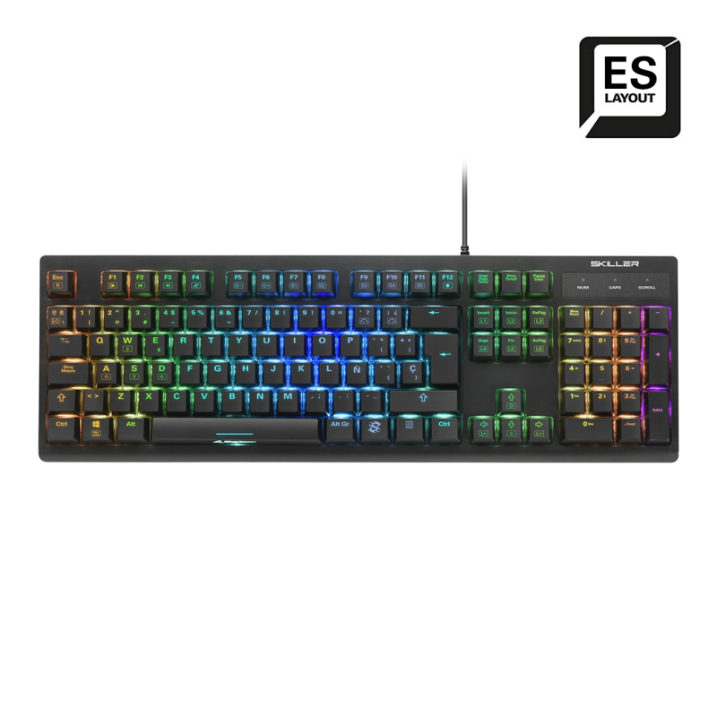 TECLADO GAMING SHARKOON SHARK SKILLER SGK30 BLUE