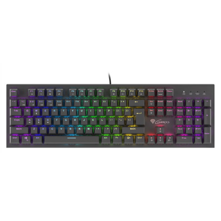 TECLADO GAMING GENESIS THOR 300 RGB MECANICO SWITCH OUTEMU MARRON