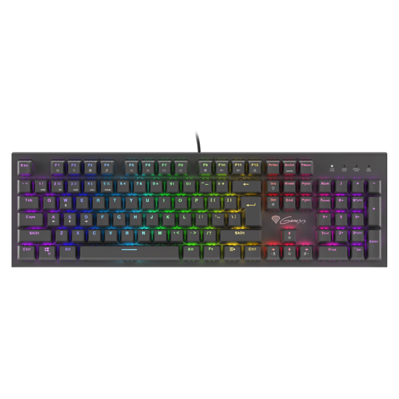 Teclado gaming genesis thor 300 red