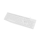 TECLADO NATEC NAUTILUS SLIM LAYOUT 106 TECLAS BLANCO