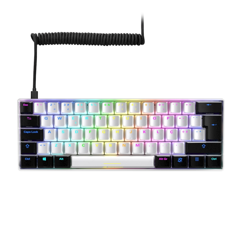 TECLADO GAMING SHARKOON SKILLER SGK50 S4 KAILH RED ES BLANCO