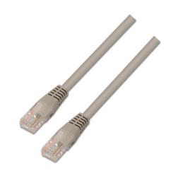 AISENS CABLE DE RED LATIGUILLO RJ45 LSZH CAT6 UTP AWG24 GRIS 1M