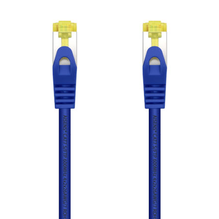 Cable de Red RJ45 SFTP Aisens A146-0476 Cat-7- 25cm- Azul