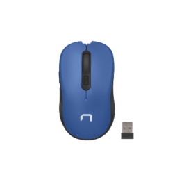 RATON NATEC TOUCAN WIRELESS 1600 DPI OPTICO AZUL-BLANCO