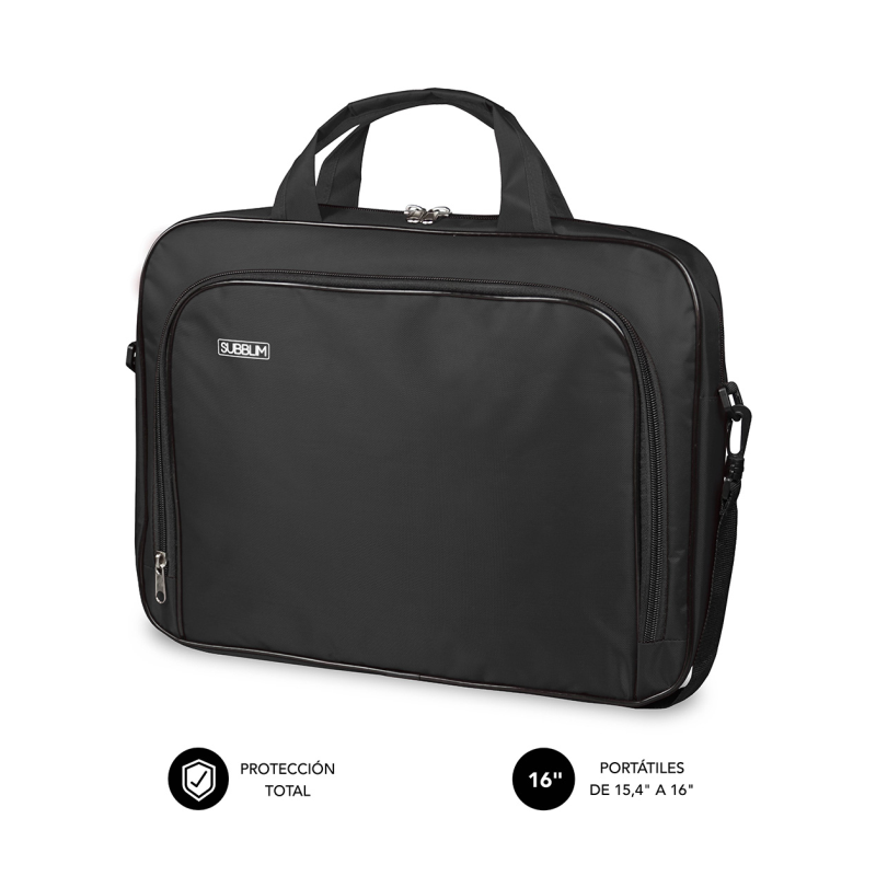 MALETIN SUBBLIM OXFORD LAPTOP BAG 15,4-16" BLACK