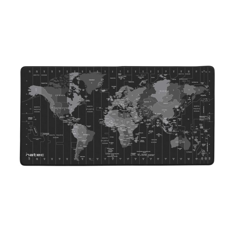 ALFOMBRILLA NATEC TIME ZONE MAP MAXI 800X400 MM