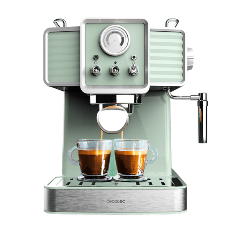 CAFETERA CECOTEC VINTAGE ESPRESSO 20 TRADIZIONALE OLIVE