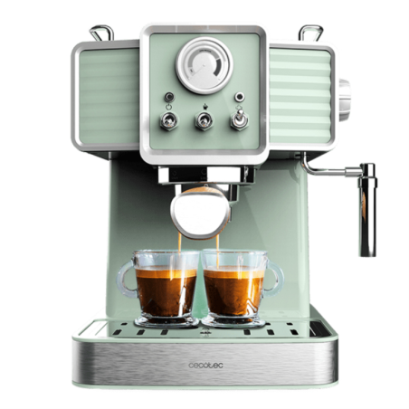 CAFETERA CECOTEC VINTAGE ESPRESSO 20 TRADIZIONALE OLIVE