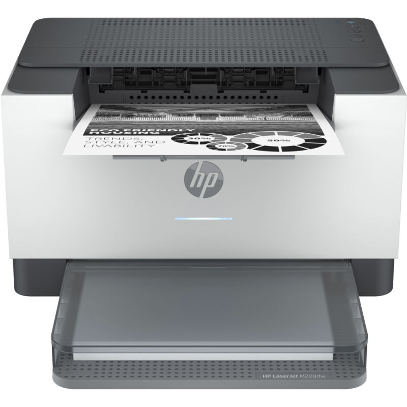 Impresora Láser Monocromo HP Laserjet M209dw WiFi- Dúplex- Blanca