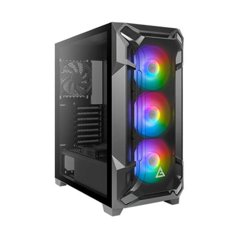 CAJA GAMING ANTEC DF600 FLUX ATX 2XUSB3-0 SIN FUENTE RGB