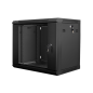 ARMARIO LANBERG 9U 600X450X512 AUTO ENSAMBLADO RACK 19 HASTA 60 KG NEGRO