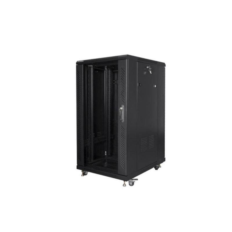 ARMARIO LANBERG RACK 19" 22U 600X800 FLAT PACK BLACK NEGRO