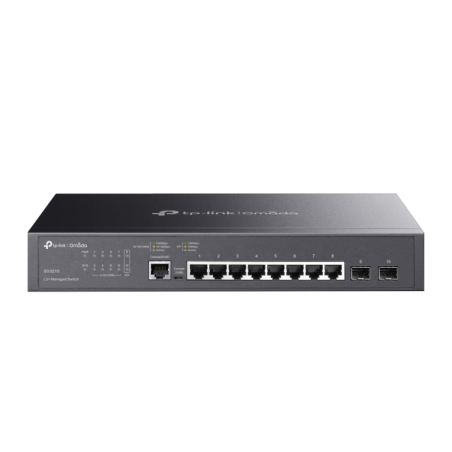 SWITCH TP LINK OMADA TL-SG3210 - L2, 8x1G, 2xSFP