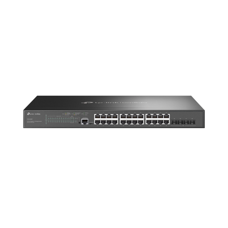 Switch TP-Link Gigabit L2 JetStream TL-SG3428MP 28 Puertos- RJ-45 10-100-1000 PoE- SFP