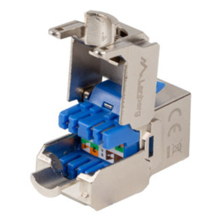 CONECTOR KEYSTONE LANBERG CAT-6 FTP RJ45 TOLLESS