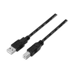 CABLE AISENS USB 2-0 IMPRESORA TIPO A M-B M NEGRO 3-0M