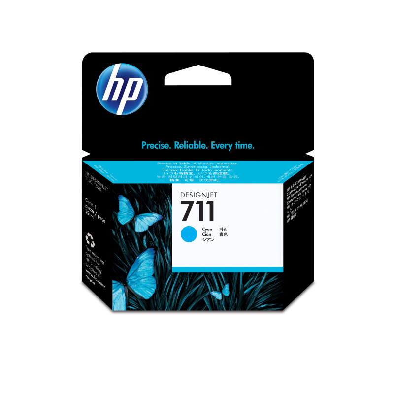 TINTA HP 711 CIAN