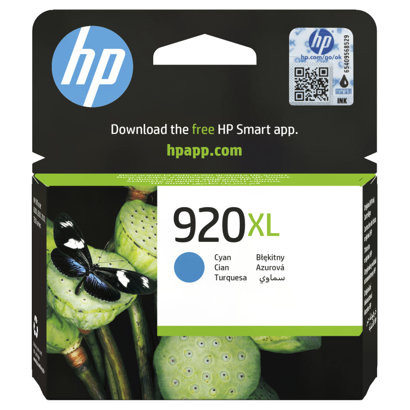 TINTA HP 920XL CIAN