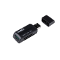 LECTOR DE TARJETAS NATEC MINI ANT 3 SDHC MMC M2 MICROSD USB 2-0 NEGRO