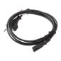 CABLE ALIMENTACION LANBERG VDE CEE 7-16 A IEC 320 C7 3M