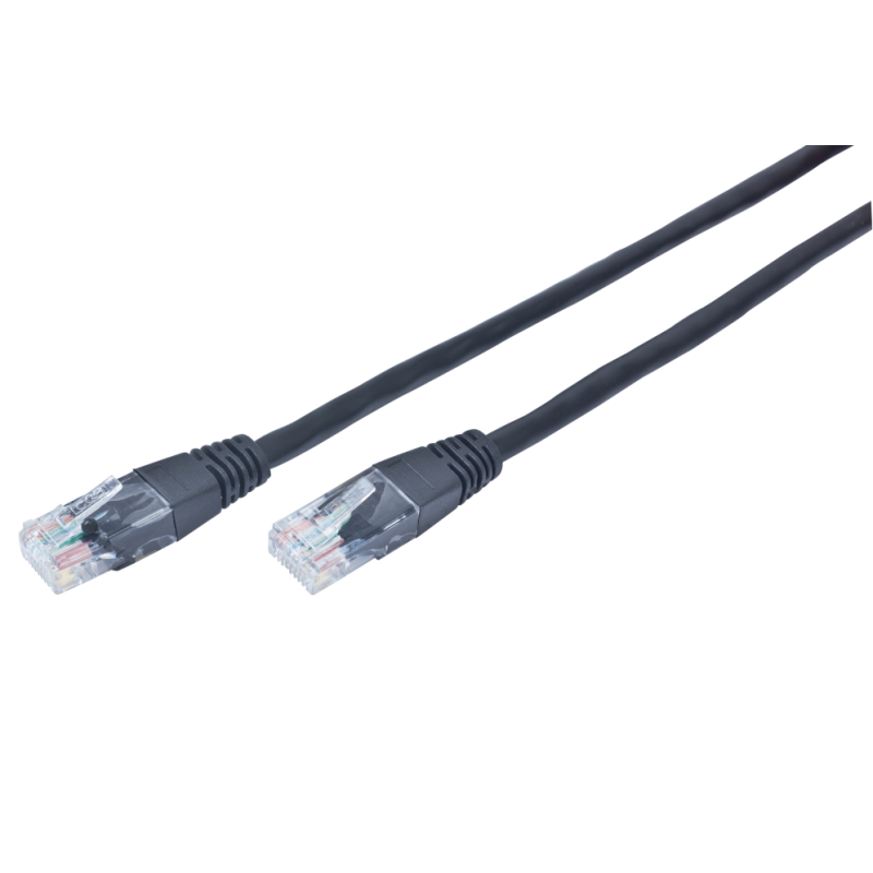 CABLE RED GEMBIRD UTP CAT5E MOLDEADO 0,25M NEGRO