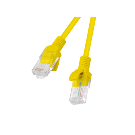 CABLE RED LANBERG LATIGUILLO CAT-6 UTP 5M AMARILLO FLUKE PASSED