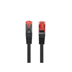 CABLE RED LANBERG LATIGUILLO CAT-6 S-FTP LSZH CU 1M NEGRO FLUKE PASSED