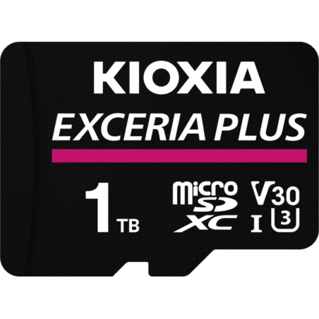 MICRO SD KIOXIA 1TB EXCERIA PLUS UHS-I C10 R98 CON ADAPTADOR