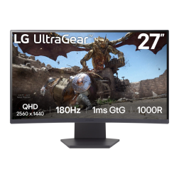 Monitor Gaming Curvo LG UltraGear 32GS60QC-B 31-5"- QHD- 1ms- 180Hz- VA- Negro