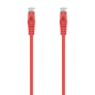 Cable de Red RJ45 AWG24 UTP Aisens A145-0561 Cat-6A- LSZH- 2m- Rojo