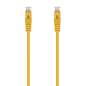 Cable de Red RJ45 AWG24 UTP Aisens A145-0563 Cat-6A- LSZH- 25cm- Amarillo