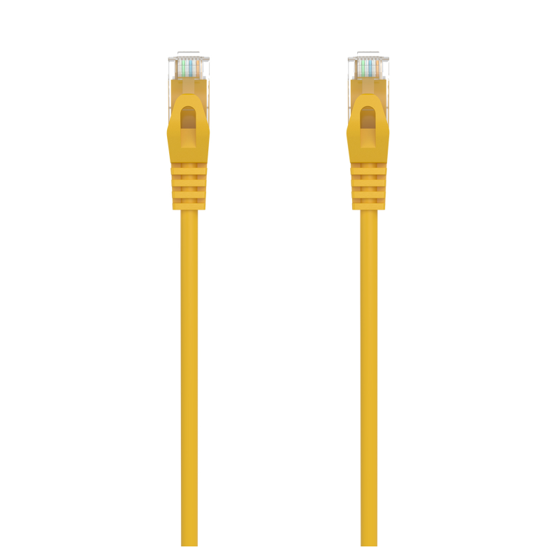 CABLE RED AISENS LATIGUILLO RJ45 LSZH CAT-6A UTP AWG24 30CM AMARILLO