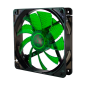 VENTILADOR CAJA NOX COOL FAN LED 120MM NEGRO LED VERDE