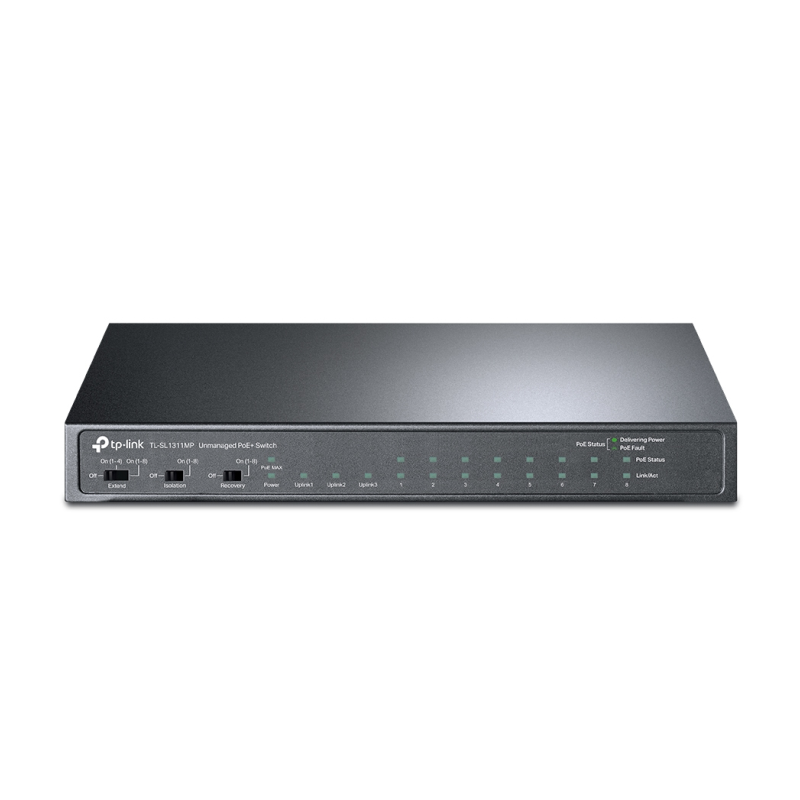 SWITCH TP-LINK 8 PORT 10-100 y 3 PORT POE+