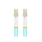 CABLE DE FIBRAOPTICA LANBERG 2M MULTI LC-UPC-LC-UPC DUPLEX OM3 50-125 LSZH AZUL