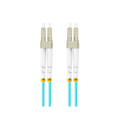 CABLE DE FIBRAOPTICA LANBERG 5M MULTI LC-UPC-LC-UPC DUPLEX OM3 50-125 LSZH AZUL